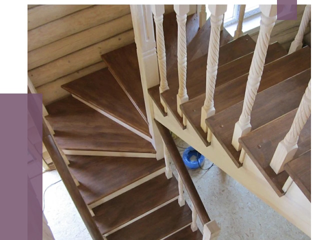 Реставрация деревянных лестниц в Белебее от 4284 руб.