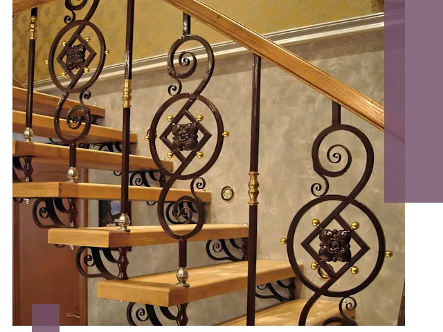 Изготовление кованых лестниц под ключ в Белебее