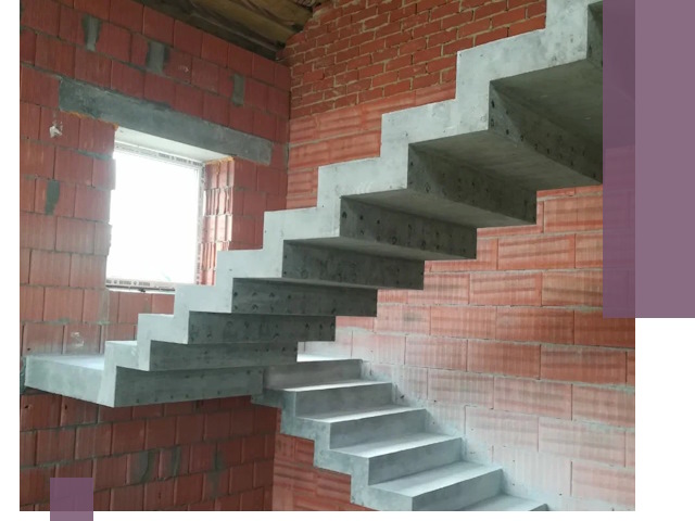 Бетонные лестницы под ключ в Белебее: монтаж, демонтаж, ремонт