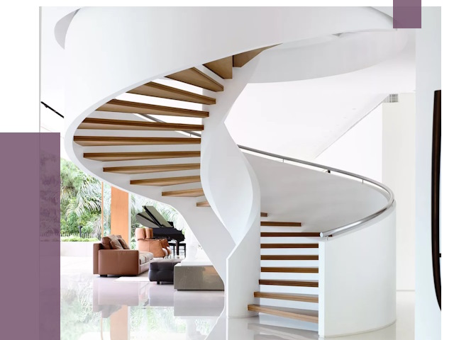 Винтовые лестницы в Белебее под ключ от 48455 руб. | ПРОЛЁТ-Блб