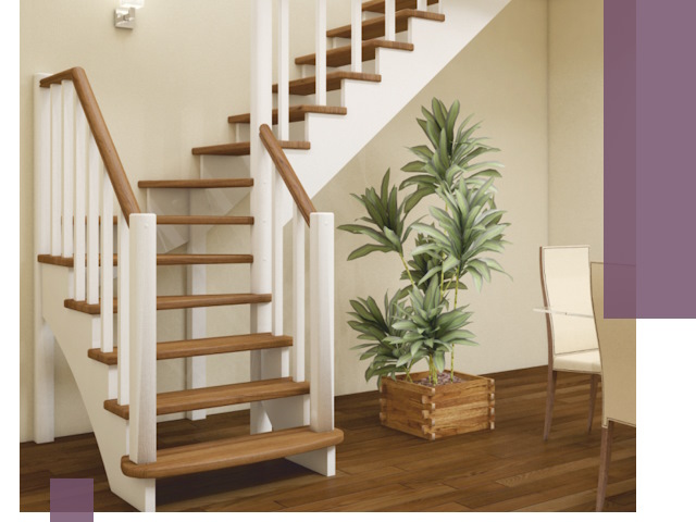 Г-образные лестницы под ключ в Белебее — изготовление и монтаж