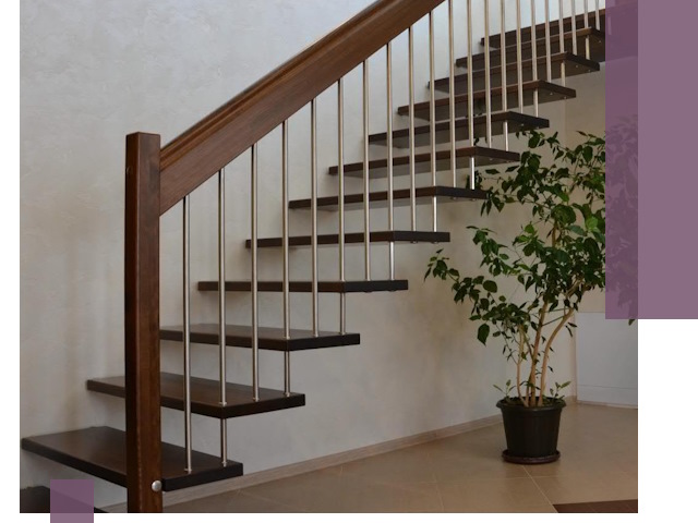 Лестницы на больцах под ключ в Белебее – изготовление и монтаж