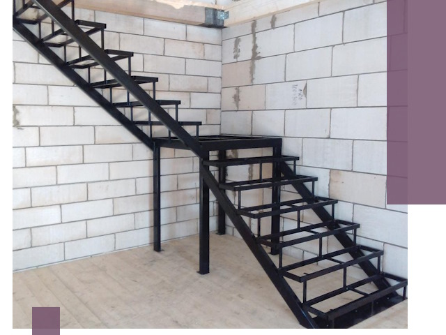 Лестницы на металлокаркасе под ключ в Белебее — изготовление и монтаж