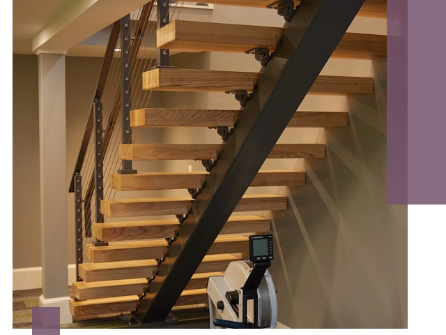 Лестницы на монокосоурах под ключ в Белебее - изготовление и монтаж