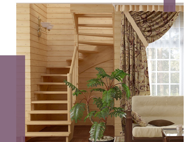 Лестницы для дачи в Белебее от 75742 руб.  | ПРОЛЁТ-Блб