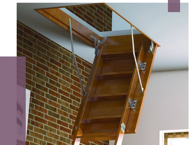 Установка чердачной лестницы в Белебее от 7804 руб. | ПРОЛЁТ-Блб