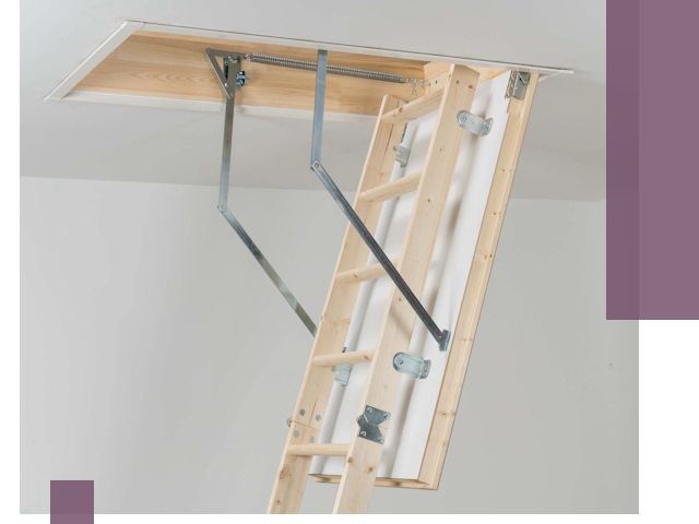 Установка чердачной лестницы под ключ в Белебее