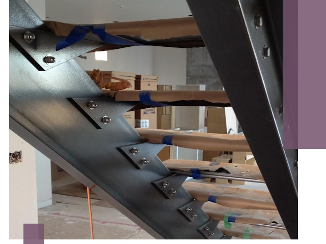 Усиление лестничных конструкций и усиление опор в Белебее