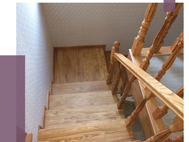 Сосновые лестницы в Белебее под ключ от 8059 руб.  | ПРОЛЁТ-Блб