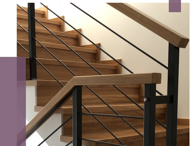 Обшивка металлической лестницы деревом в Белебее от 4335 руб. 
