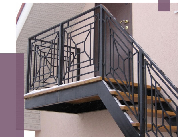Металлические перила в Белебее от 4284 руб.  | ПРОЛЁТ-Блб