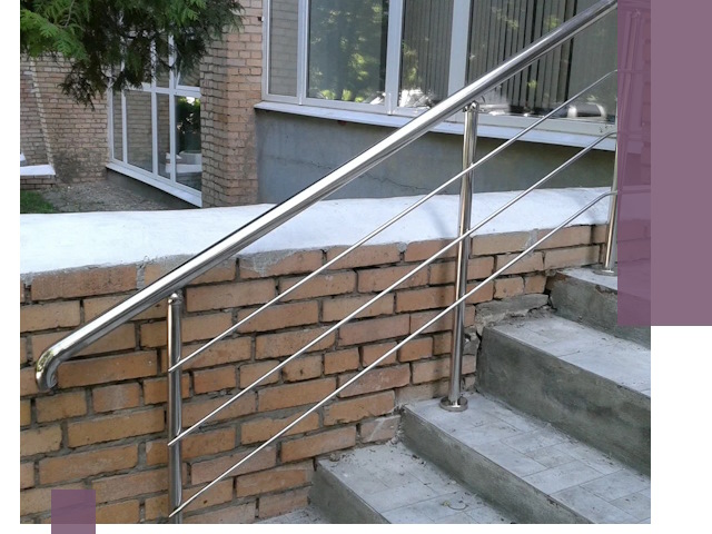 Перила из нержавеющей стали высокого качества в Белебее