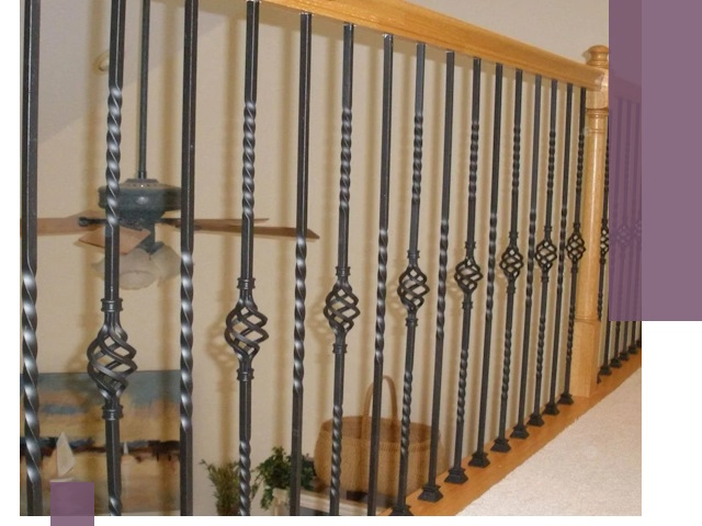 Изготовление и монтаж кованных перил в Белебее под ключ