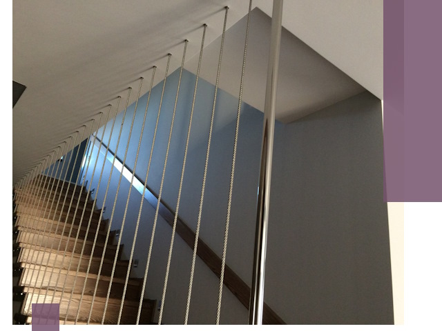 Тросовые перила под ключ в Белебее — производство и монтаж