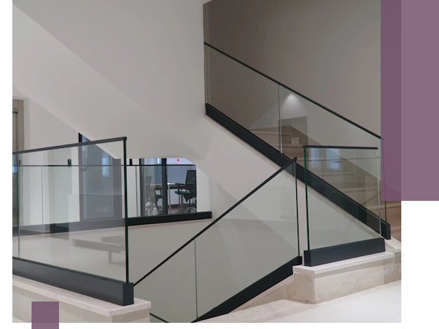 Стеклянные перила премиум-класса с установкой в Белебее