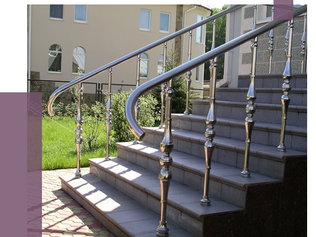 Перила для крыльца в Белебее от 10711 руб. — монтаж ПРОЛЁТ-Блб