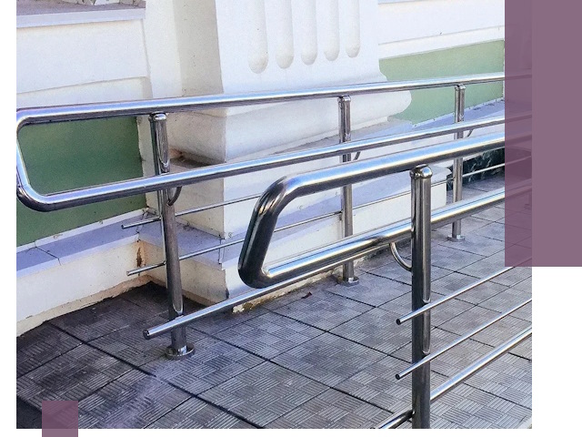 Ограждения пандусов из металла и нержавейки в Белебее