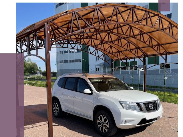 Недорогие навесы в Белебее от 42844 руб.  | ПРОЛЁТ-Блб