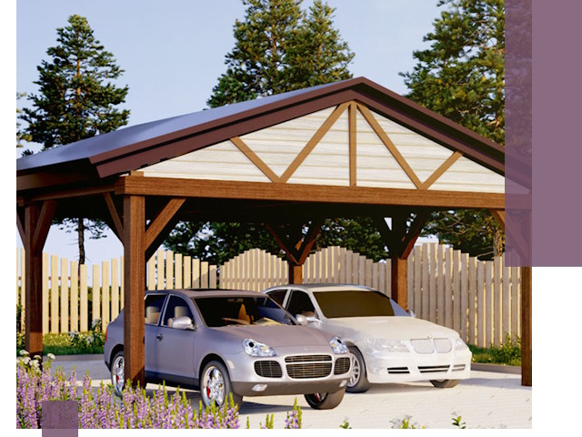 Навесы для автомобиля в Белебее — изготовление и монтаж