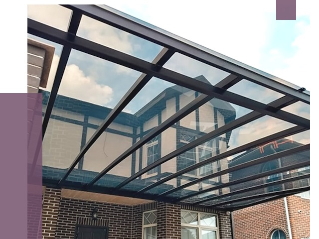 Навесы из поликарбоната в Белебее от 8589 руб. под ключ — ПРОЛЁТ-Блб