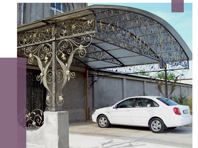 Кованые навесы в Белебее от 14536 руб. | ПРОЛЁТ-Блб