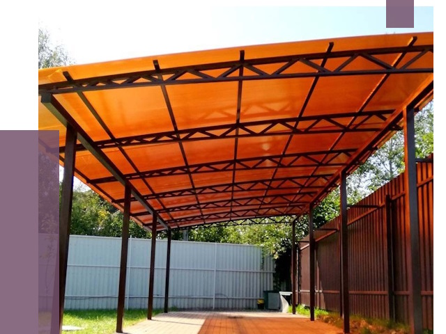 Односкатные навесы под ключ в Белебее от 13108 руб. 