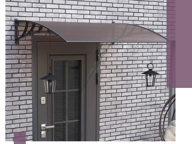 Недорогие козырьки и навесы под ключ в Белебее