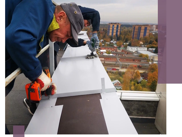 Монтаж парапетов в Белебее — установка прочных металлических ограждений