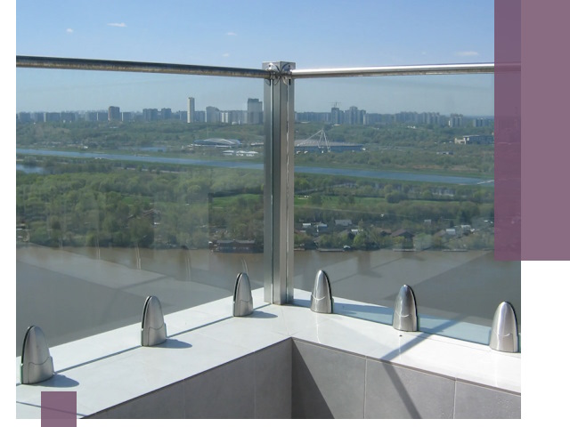 Стеклянные парапеты премиум класса в Белебее для домов и бизнесов