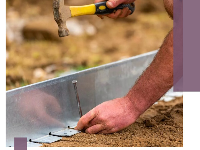 Монтаж металлических бордюров в Белебее быстро и качественно