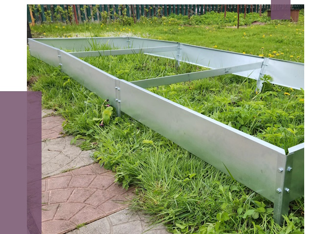 Металлические бордюры для грядок в Белебее от 1785 руб.