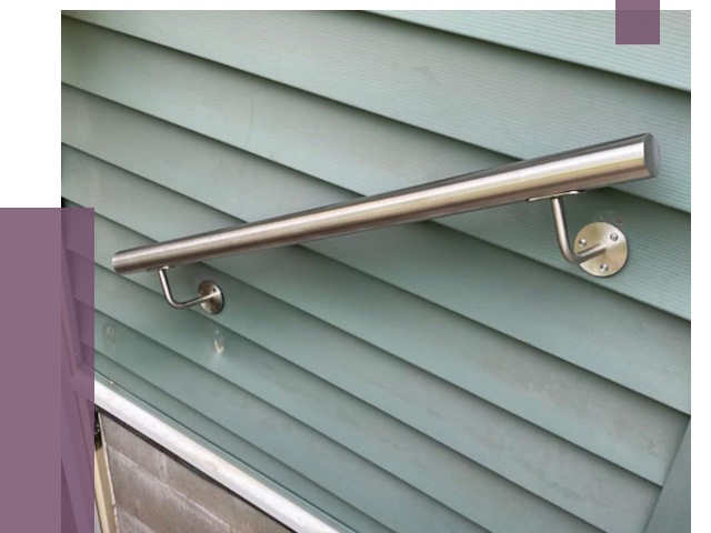 Поручни из нержавеющей стали в Белебее от 7651 руб.  | ПРОЛЁТ-Блб